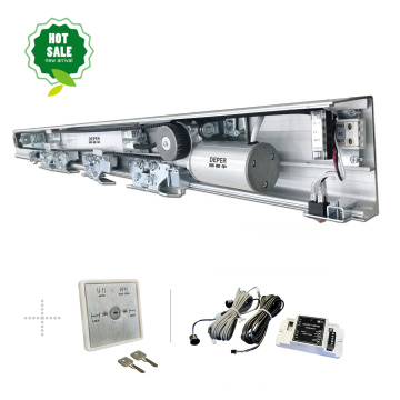 Deper 65w dc brushless motor 150kg automatic sliding glass door system